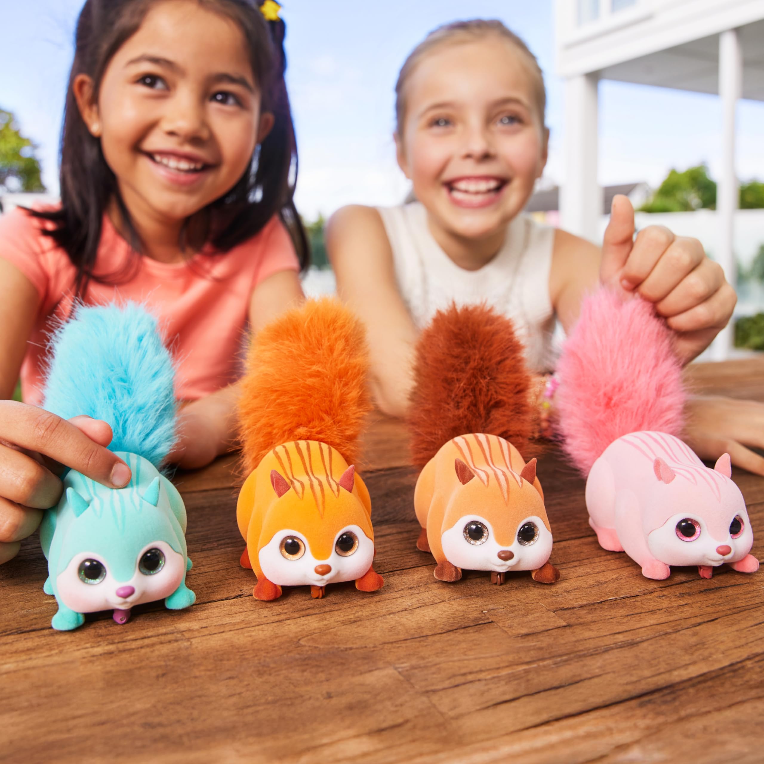 Pets Alive Scurry'n Squirrel (Rose) de ZURU – Jouet Animal Robotique Interactif, Écureuil Mobile avec Mouvements et Sons Réalistes, 2 Ans+ - 3