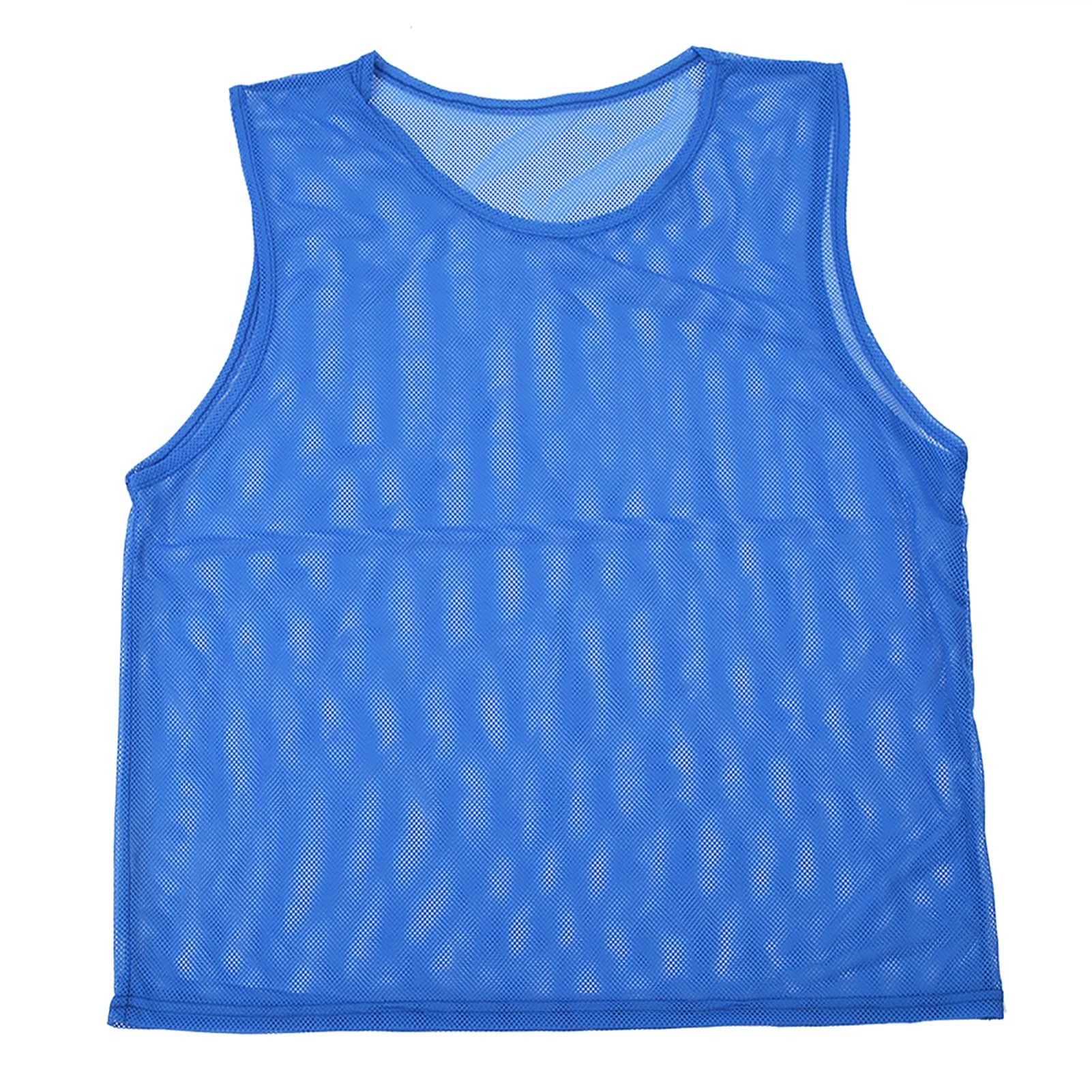 Entrenamiento de adultos transpirables Jersey, camiseta de baloncesto liviano, camisas sin mangas seca por tanques secos para entrenamiento de fútbol al aire libre