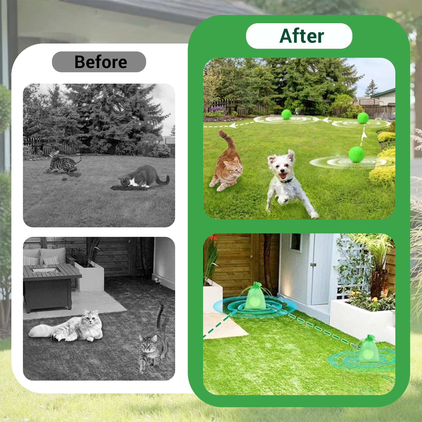 Fedulili 100% Natural Ingredients Cat Deterrent Ball 1 4
