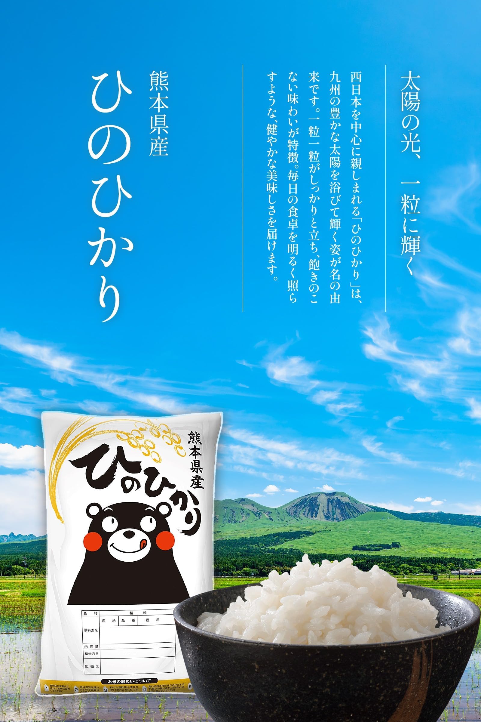 Amazon.co.jp: 【令和7年 熊本県産 銘柄米】 ひのひかり 20㎏ 無洗米