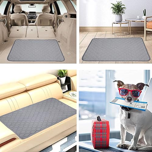 Miniatura 6 de Almohadilla lavable para orina de perro, 18 x 24 pies, impermeable, antideslizante, para perros y gatos, secado rápido, a prueba de fugas