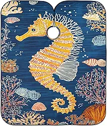 Fantasia Unicórnio Rosa Cosmetologia Capas Gola Elástico Avental Barbeiro