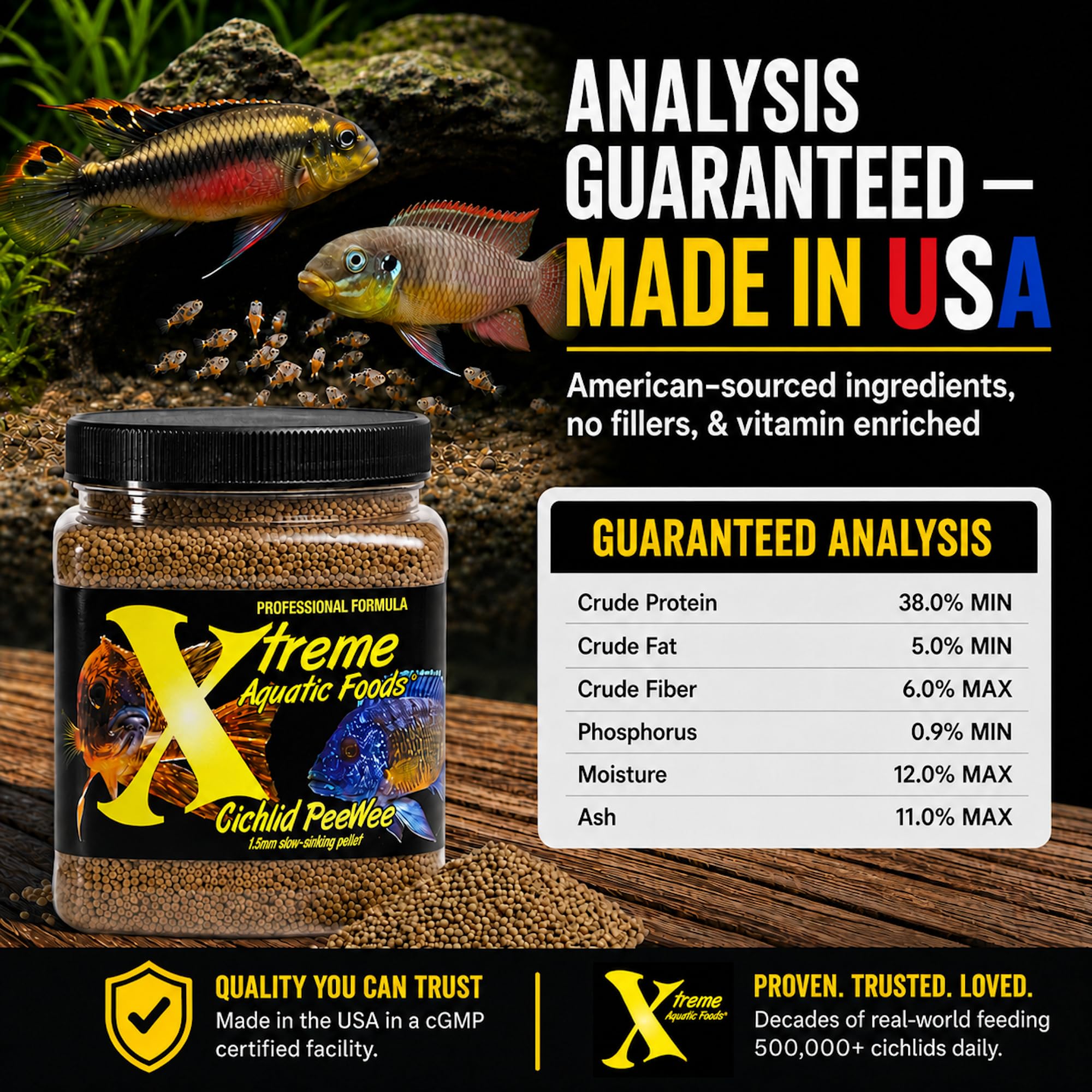 Xtreme 2217-E Aquatic Foods - Cichlidera, 50 ml