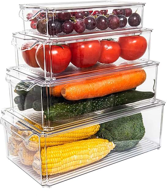 Storage Bins for Vegetables and Fruits