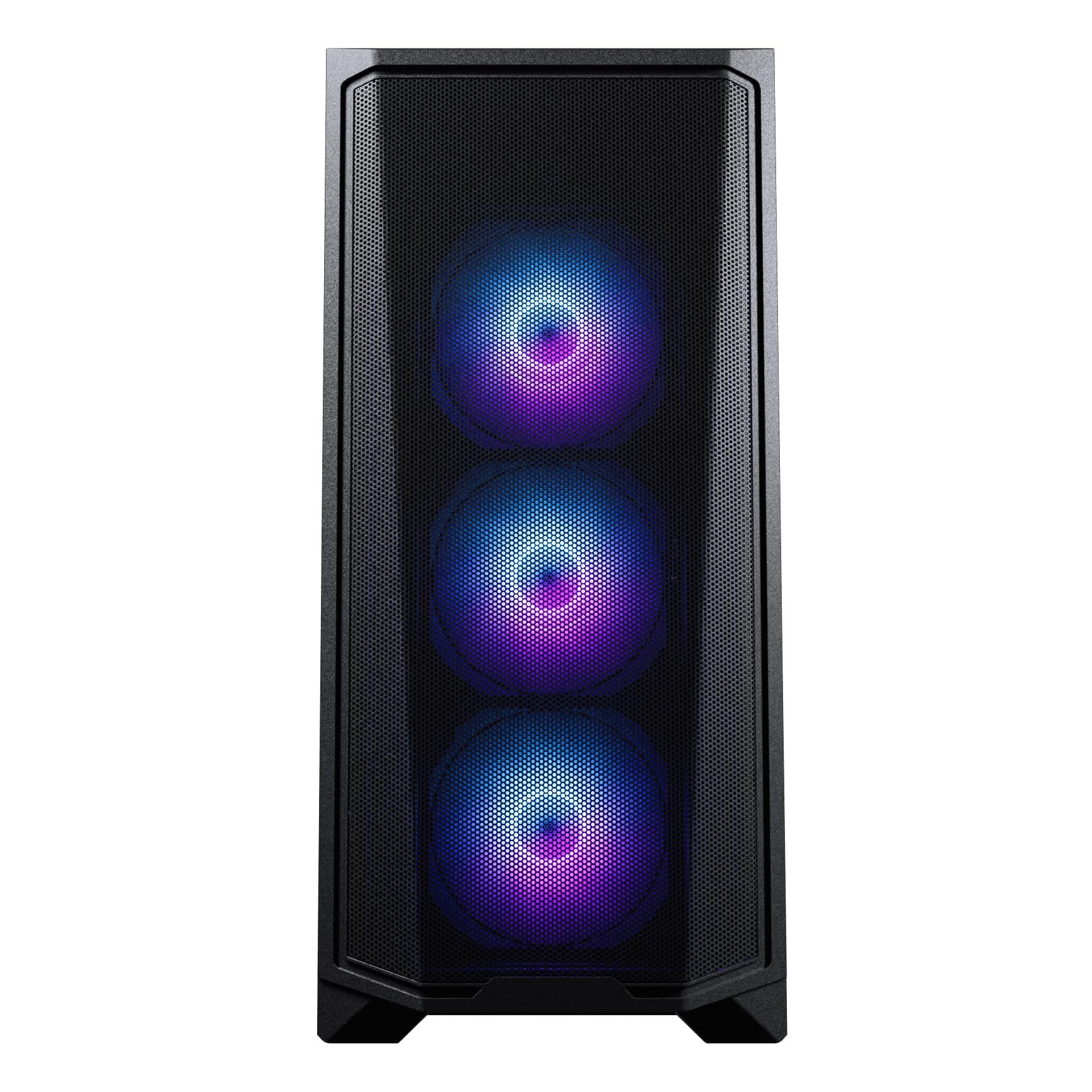 Phanteks Eclipse G370A, Case da Gaming Mid-Tower, Mesh ad Alto Flusso d'Aria, 3 Ventole M25 D-RGB Incluse, Nero