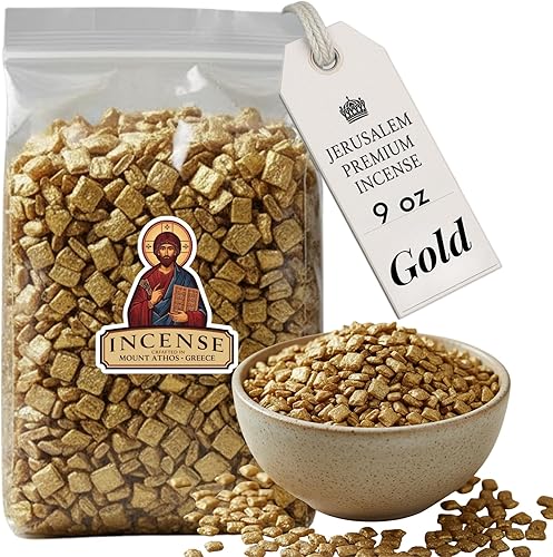 Miniatura 78 de Holy Land Market Incienso de Jerusalén - para iglesia o uso personal, calidad premium del Monte Athos (Nardo, 1 oz)
