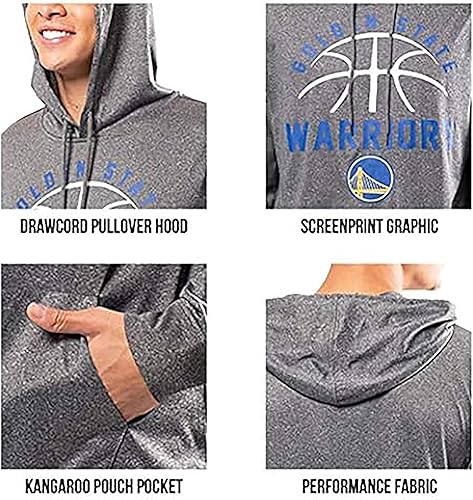 Miniatura 4 de Ultra Game NBA - Sudadera con gorro, supersuave, con capucha, para hombre.