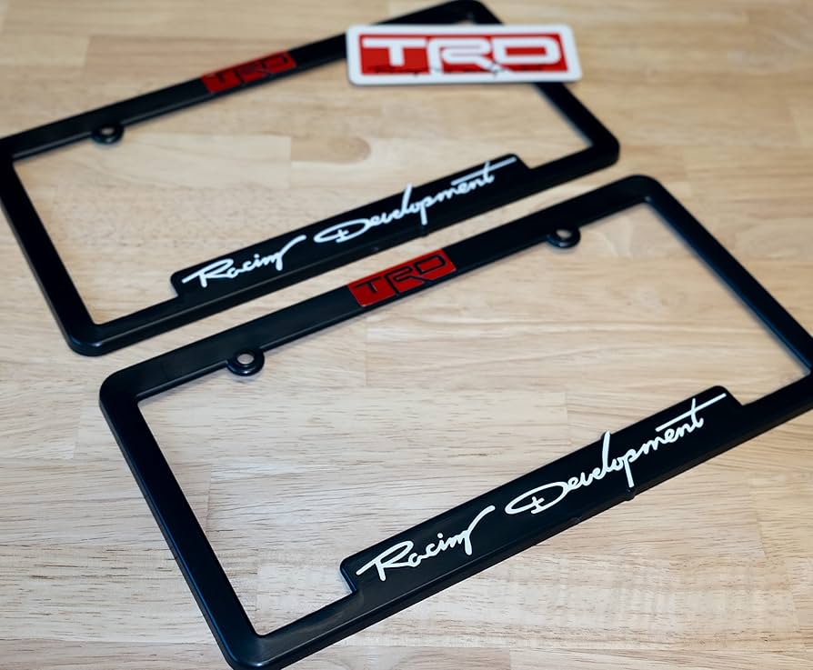 Amazon.co.jp: (2) TRD Toyota Racing Development ナンバー