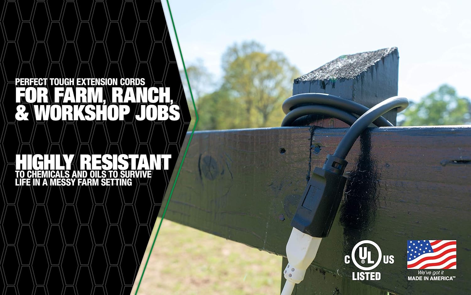 Blасk Frіdау Clеаrаnсе AgriPro Southwire 64817201 12/3 SJTOW 100-Foot Heavy Duty 15 Amp Farm/Workshop Extension Cord, Made in The USA, 100-Feet, UL Listed, Black