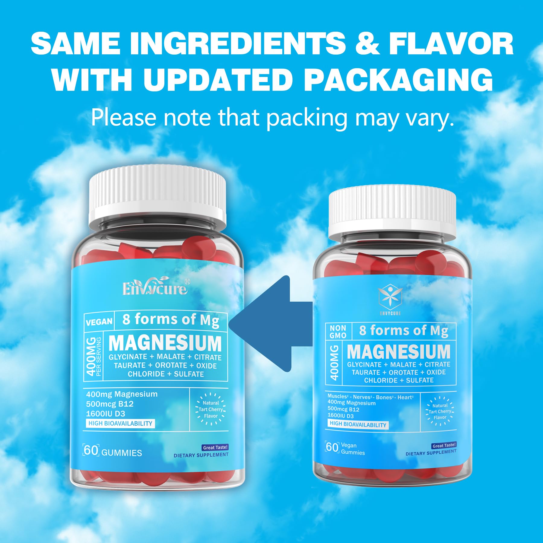 Magnesium Glycinate Complex Gummies 400mg + Ashwagandha | 8 Forms, 120Cts — Amazon image 7