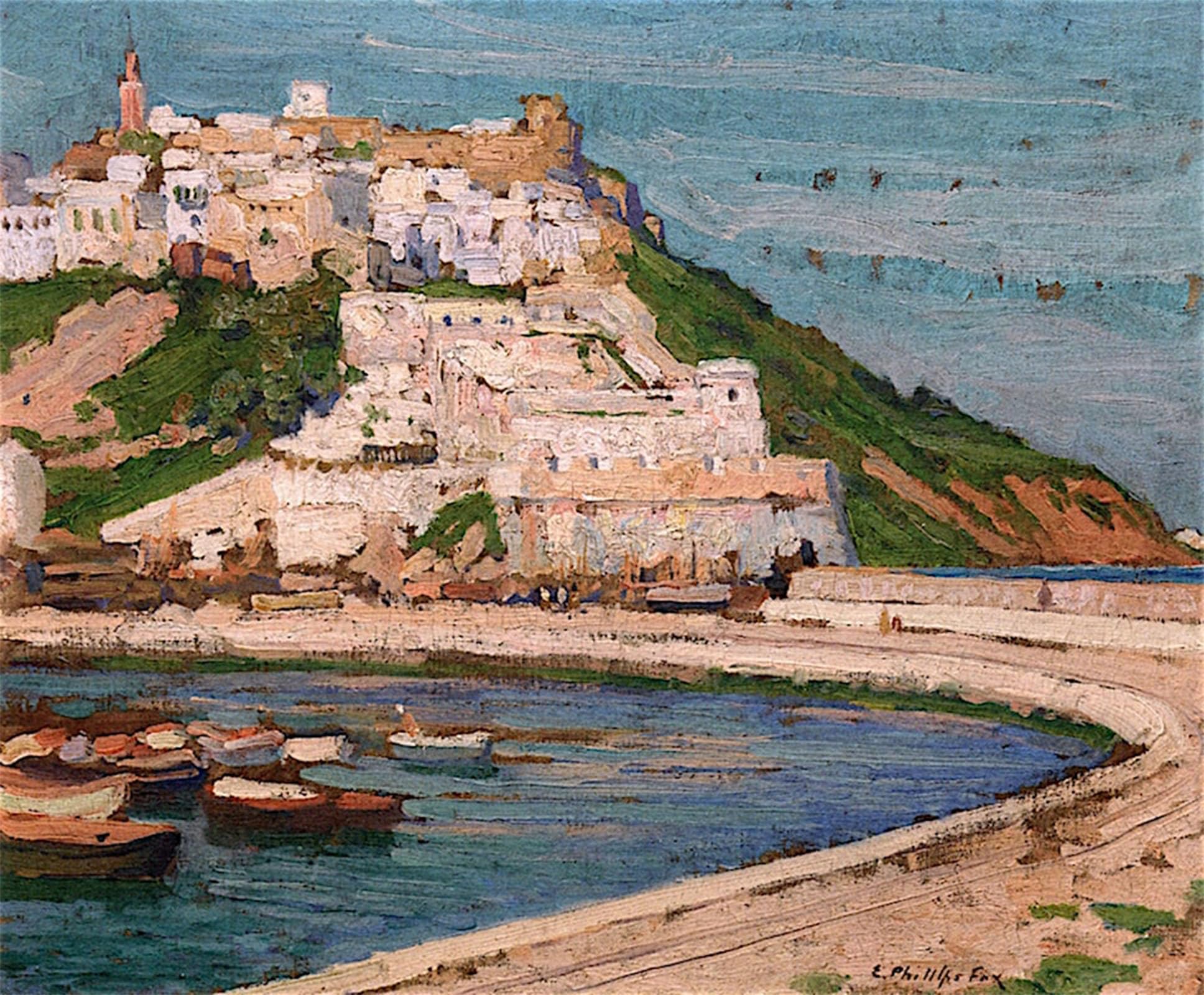 SERENDIPITP Abstract Painting Mural Print Picture Wall Decor Painting the Kasbah Tangiers by Famous Artist Vintage Wall Artwork for Home Decor 60x90cm