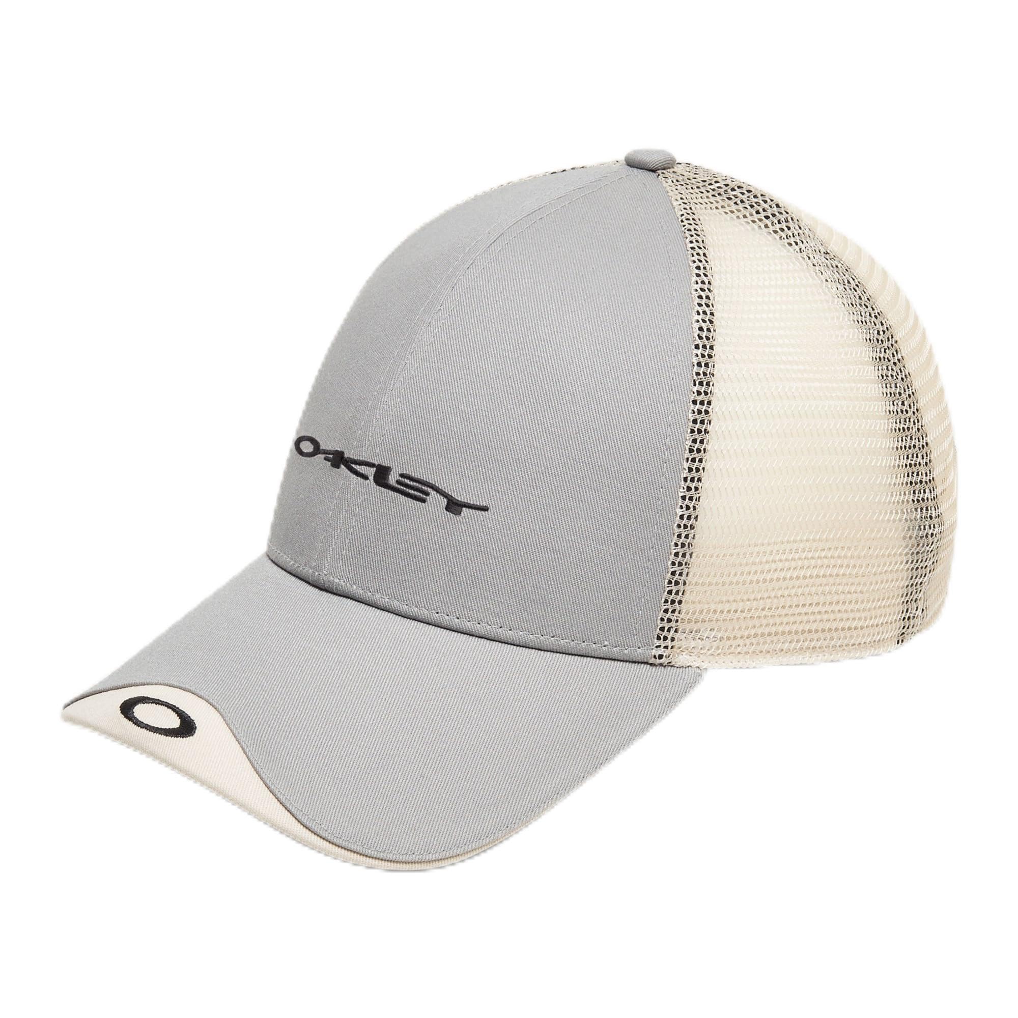 Oakley Classic Trucker Hat 12G - White Neon Orange Abyss One Size, 28S - CEMENT MIST BLACK, One Size