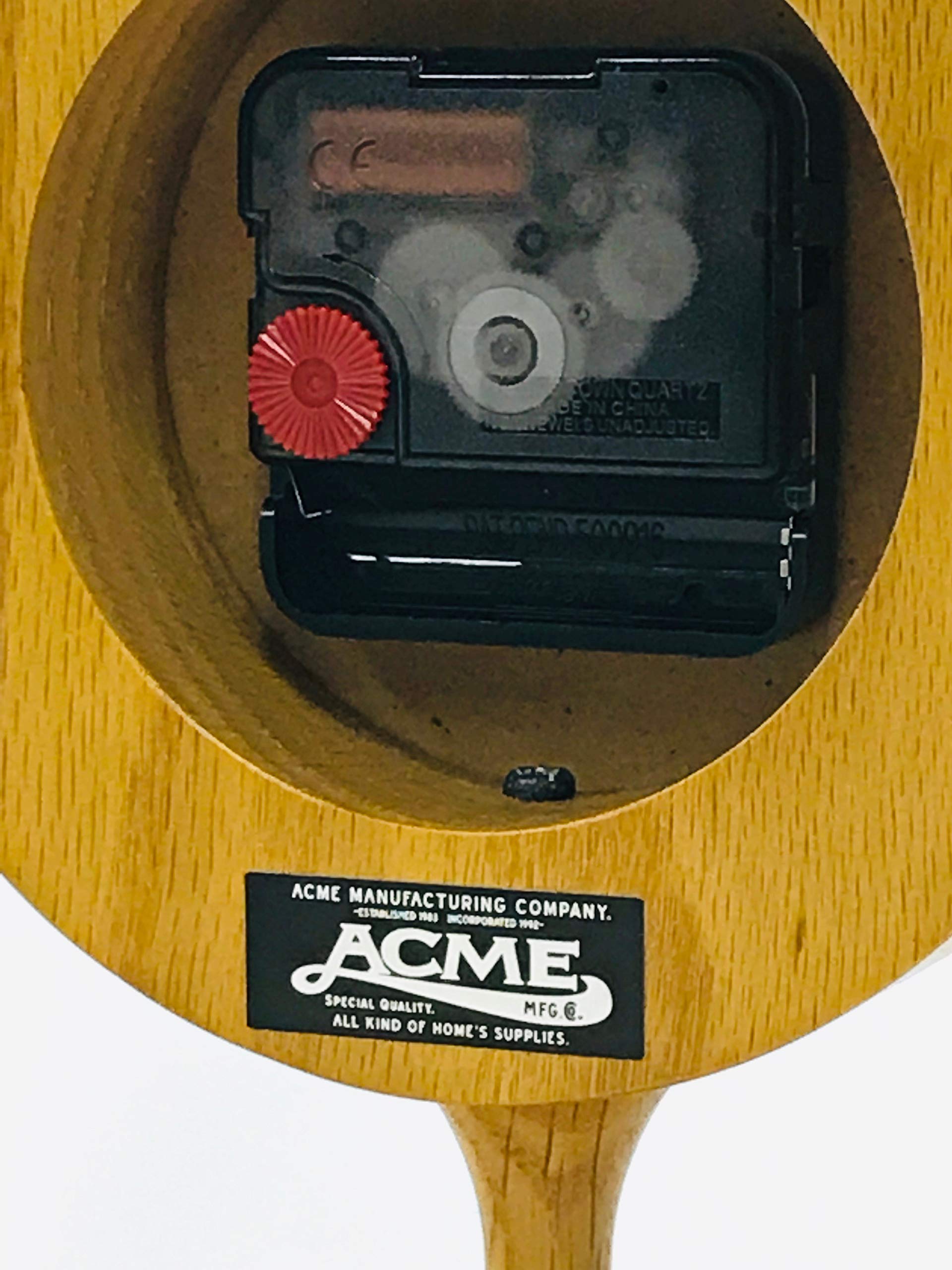 Amazon.co.jp: ACME Furniture UTILITY CLOCK Table Clock Brown