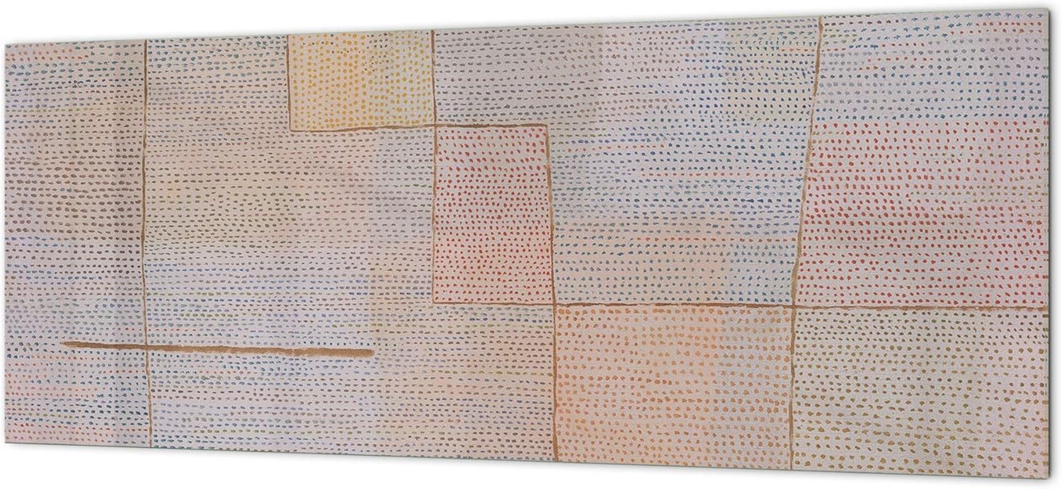 Decorative kitchen splashback - Tempered glass wall panel Textures Series BBS10B: