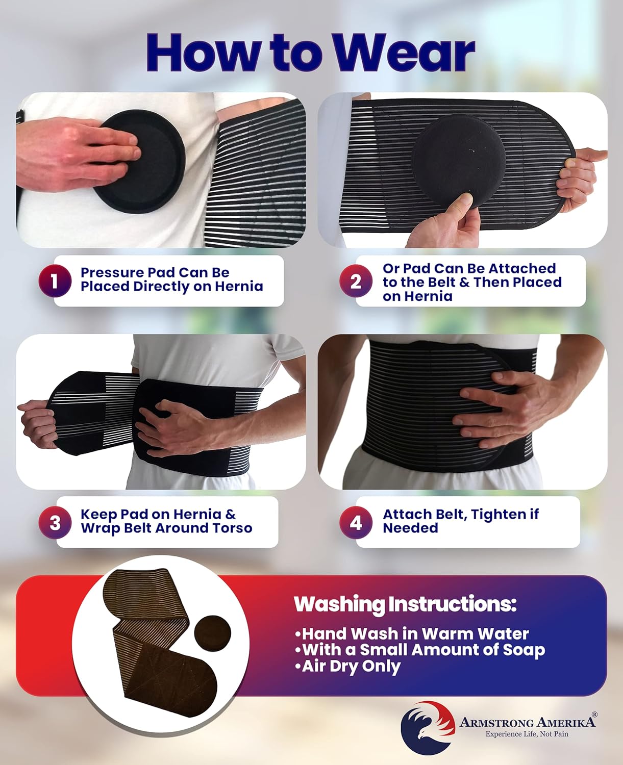 Buy Hernia Belt for Men and Women Abdominal Binder for Umbilical Hernias & Navel Belly Button