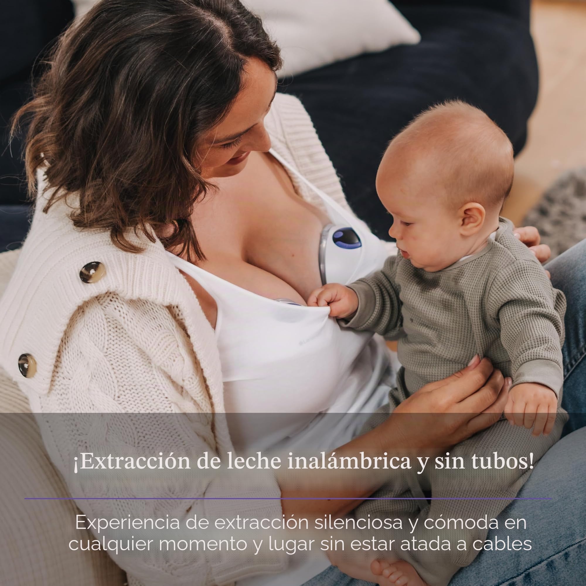 Lansinoh I - Sacaleche doble manos libres