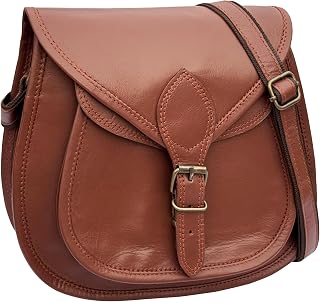 Leather Crossbody Satchel Bag Vintage Purses Handbags for Women
