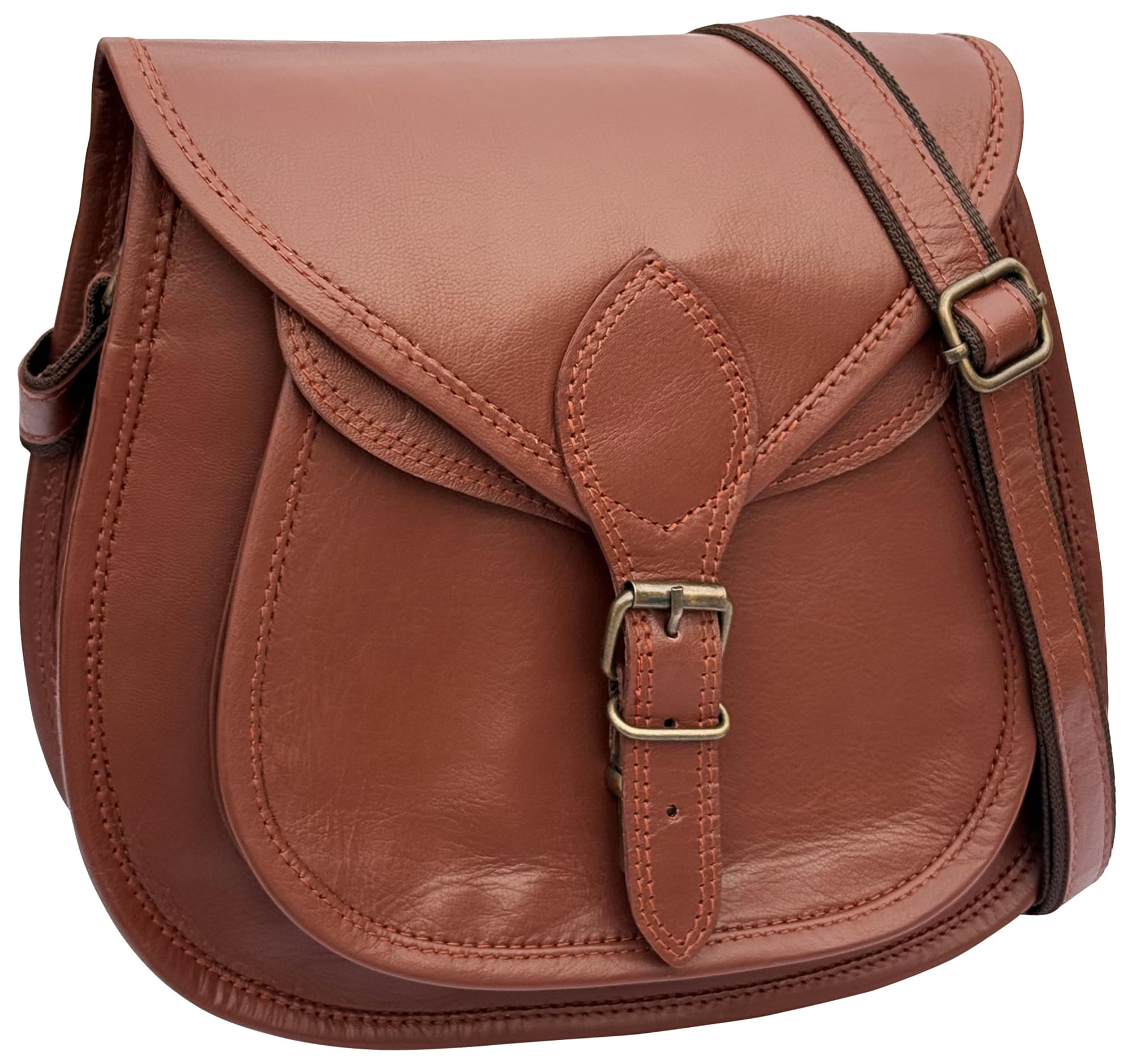 Leather Crossbody Satchel Bag Vintage Purses Handbags for Women