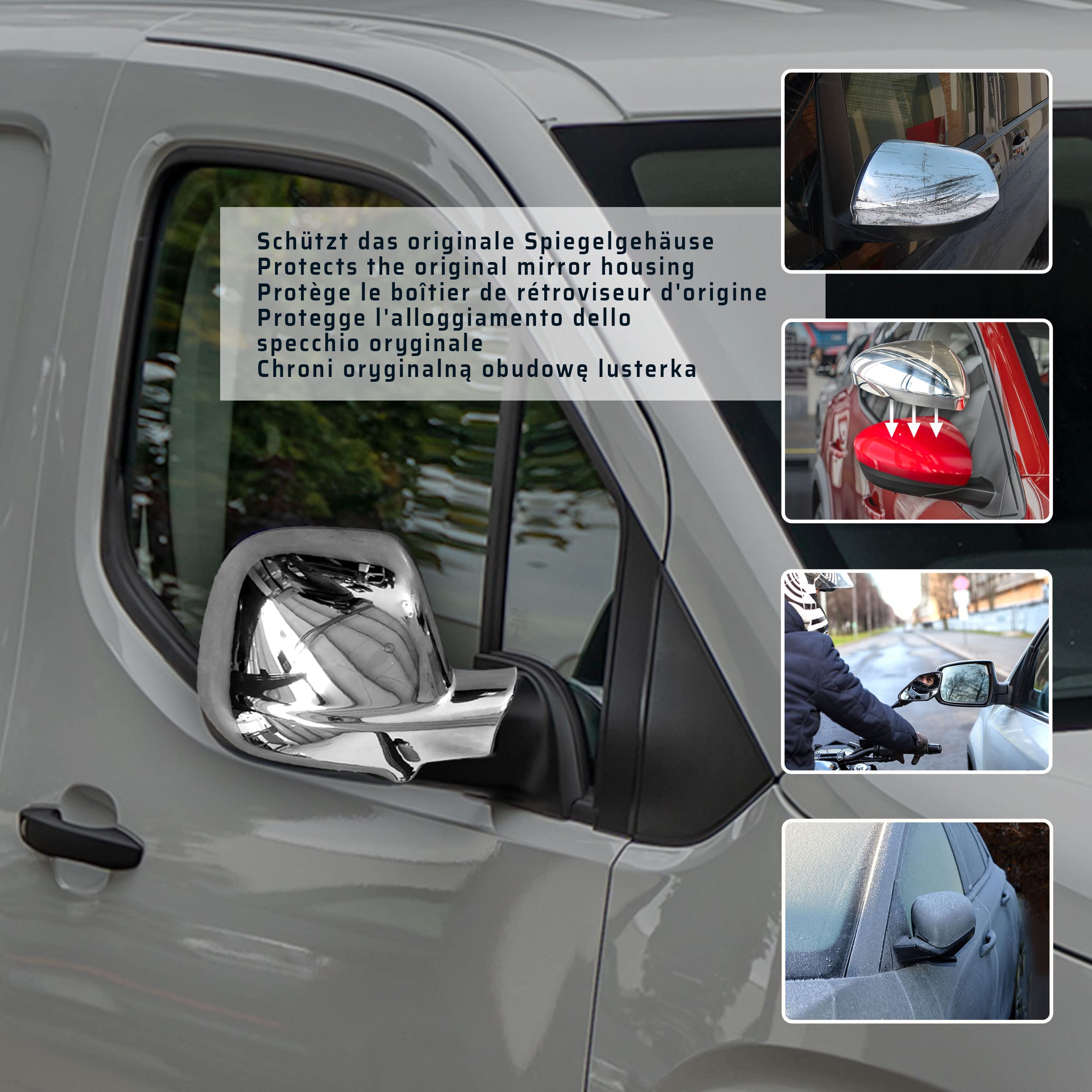 Calotta per gli specchietti esterni | Compatibile con VW Volt/Lt