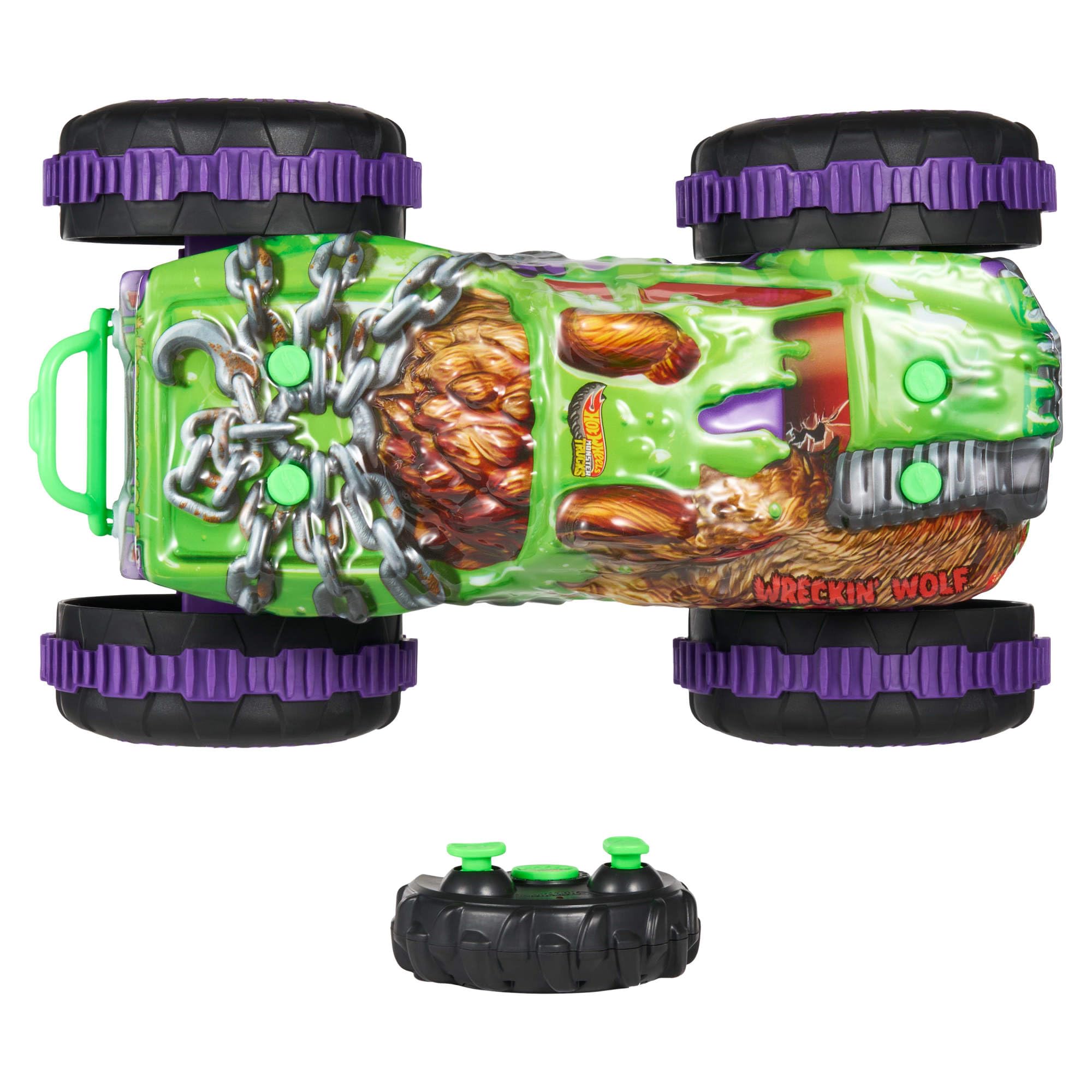 Hot Wheels Monster Trucks Mutant Chaos Wreckin’ Wolf Pojazd RC