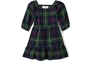 Captivating Plaid Toddler Dress: A Style Symphony for Little Fashionistas