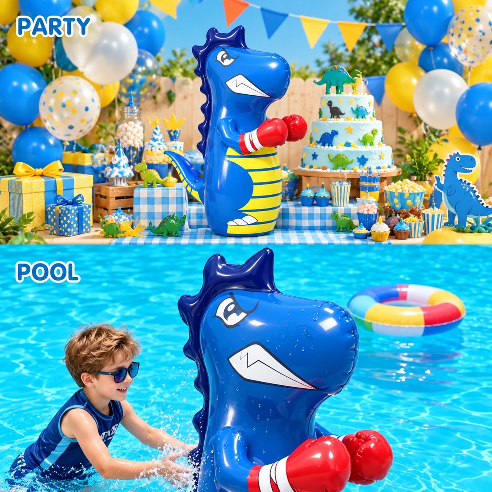 Kids Inflatable Punching Bag - Unicorn & Dino Bop Bag -7 Kids Inflatable Punching Bag - Unicorn & Dino Bop Bag -7
