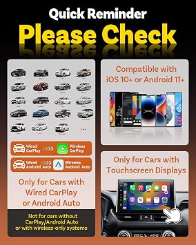 OTTOCAST Mini Pot (2026 Version) Wireless 2-in-1 CarPlay & Android Auto Adapter,Plug&Play Dongle for iPhone & Android,Bluetooth Auto Connect,Converts Factory Wired to Wireless CarPlay Adapter(USB-C)