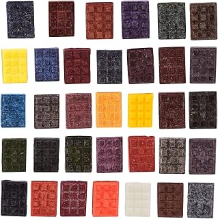 Candle Wax Dye for Soy Wax, 34 Color Candle Dye Block, Candle Color Dye for DIY Candle Making Supplies