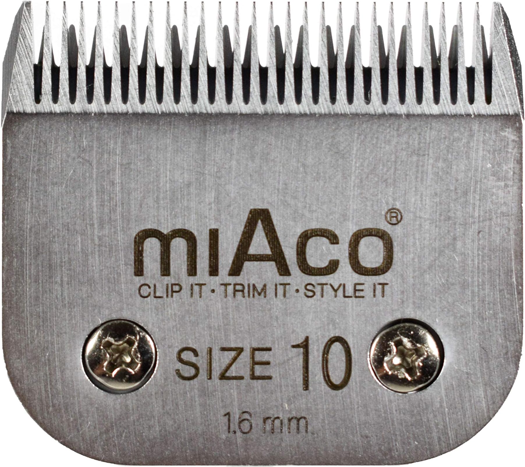 MiacoSize 10 Detachable Animal Clipper Blade fits Andis AG, AGC and Oster A5