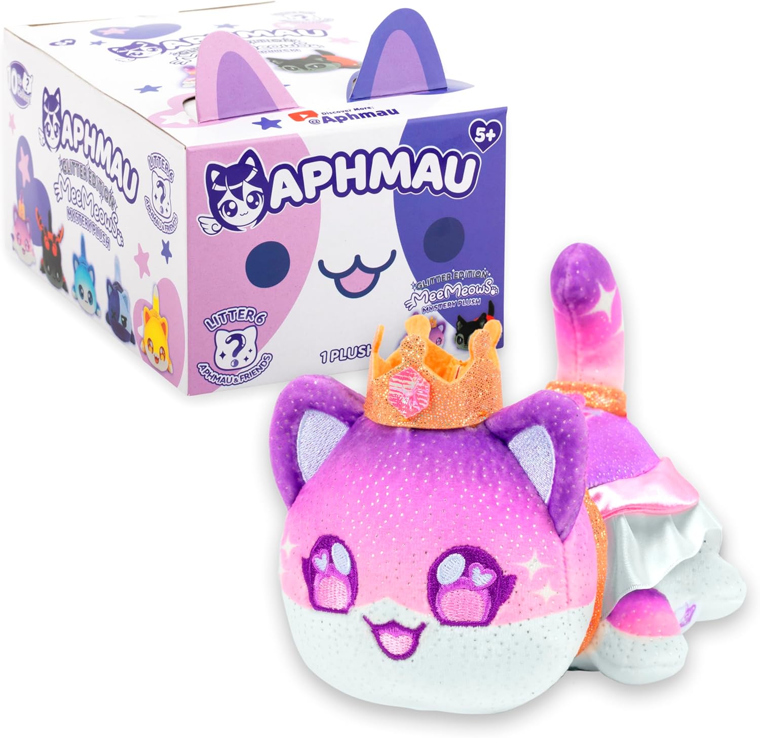 Aphmau Series 6 MeeMeow Mystery Plush Cats - 6 Inch