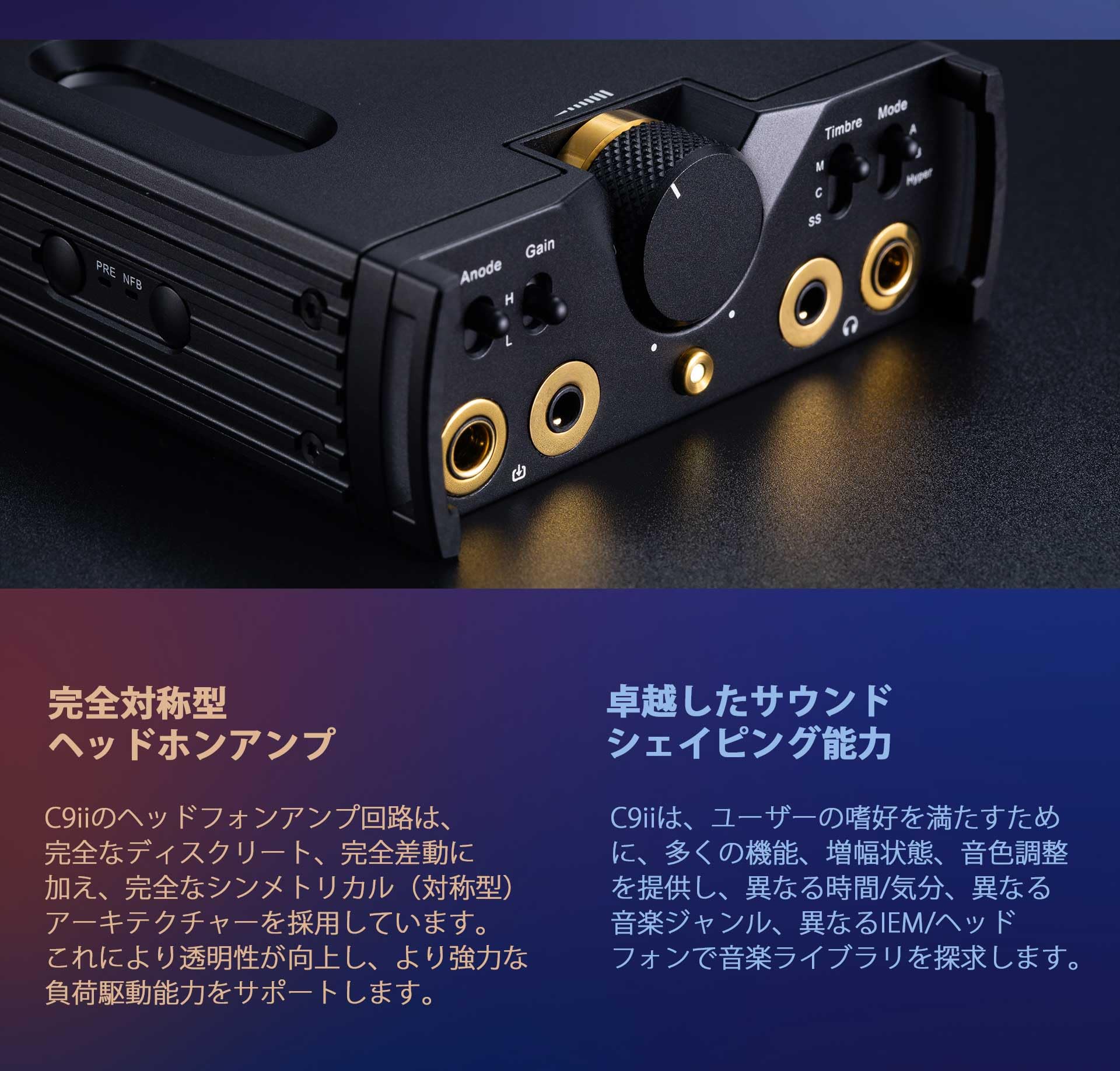 Cayin C9 純正ケース & 他社4.4mm GND結線ラインケーブル付 【公式通販】