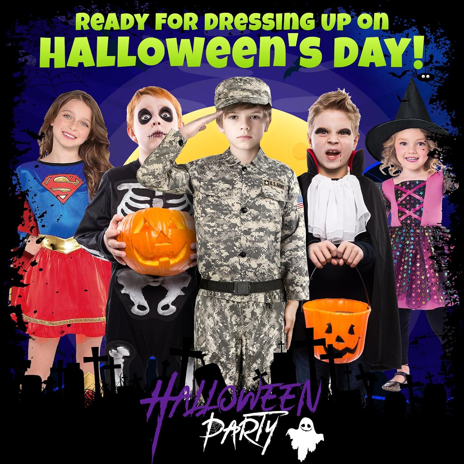 GIFTINBOX Army Costume for Kids, Soldier Military Costumes for Boys - Image 6