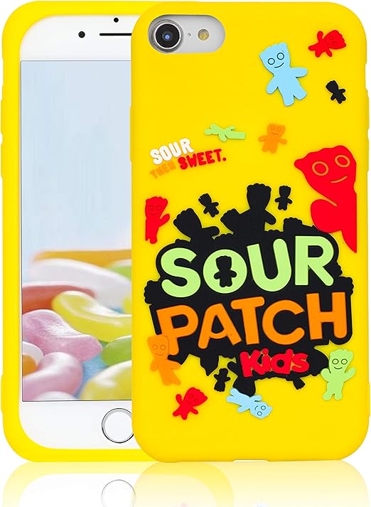 Amazon Co Jp Oqplog ケース Ipod Touch 5 6 7用 キュート 3d かわいい 楽しい イエロー サワー キャンディ カートゥーン デザイン ソフト シリコン カバー ユニーク クール ファニー ファッション キャラクター ケース Ipod 5 6 7 シェル 米国 ガールズ ボーイズ