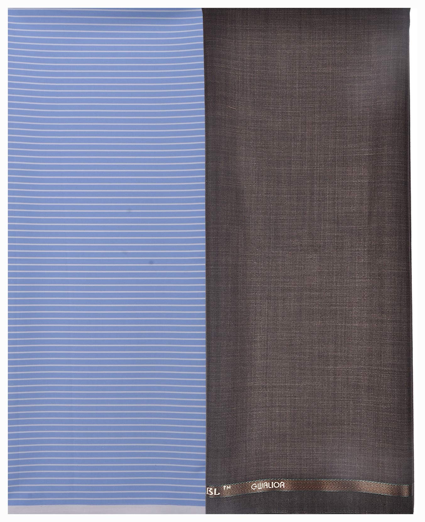 my fabric store Men's Cotton-Blend Shirt & Poly-Viscose Pant Unstitched Executive Fabric Combo Set with Gift Box(Multicolor,Shirt 2.3 Meters Pant 1.3 Meters)-picture-13
