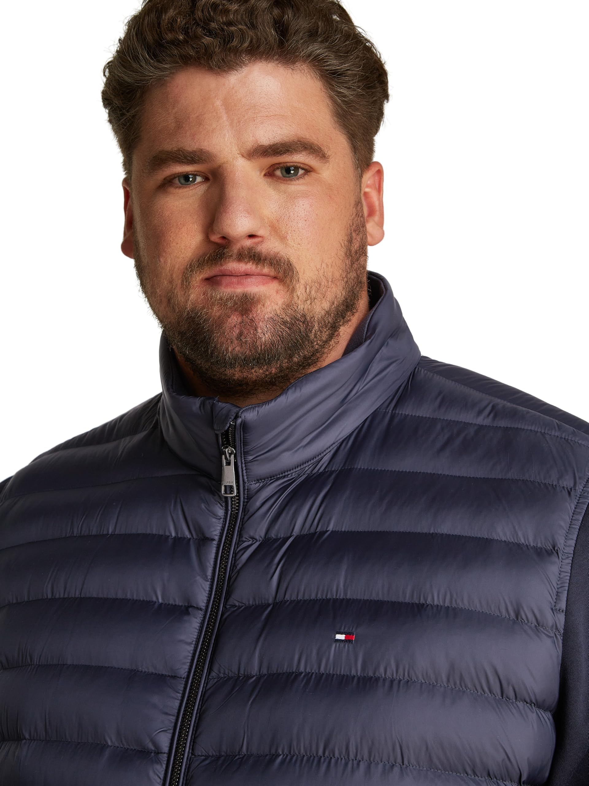 Tommy Hilfiger Bluza z zamkiem błyskawicznym Mężczyźni Bt-mix Stojak Na Media Cllr-b Mw0mw39138