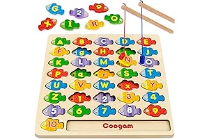 Coogam Magnetic Alphabet Numbers Fishing Game: Enhance Cognitive Skills Through Play