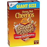 Vista 12 de Cereales para desayuno con avena Cheerios Honey Nut, sin gluten, 18.8 onzas