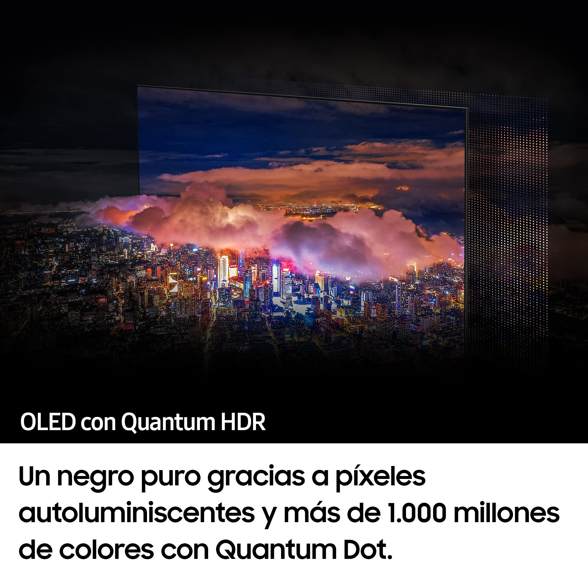 Samsung TV OLED 2023 55S90C - Smart TV de 55" OLED Quantum HDR 1500, Procesador Quantum 4K con IA, Dolby Atmos® y Motion Xcelerator Turbo+