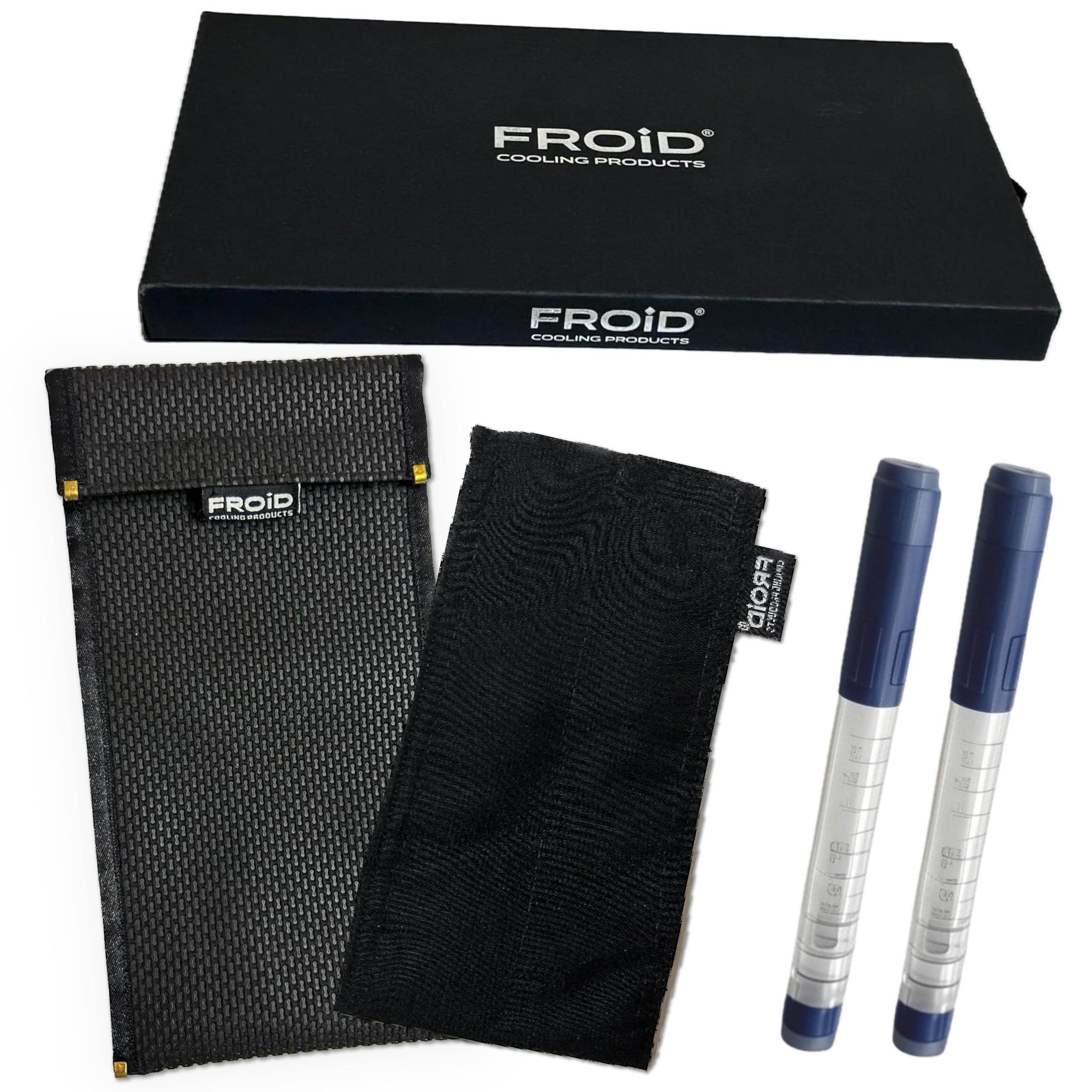 Insulin Cooler Bag (Tap Water Activated) for Diabetic Pens | No Ice Packs Needed | Keeps Cool 50+ Hrs | Reusable Travel Pouch | Fits 2 Pens | Black | Made in India-image-33