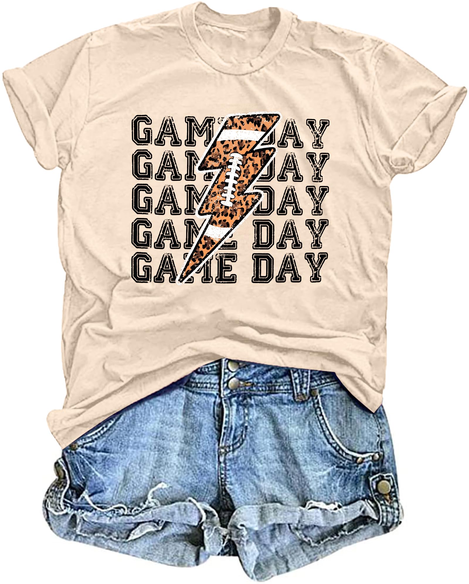 Football Shirts for Women Game Day Tshirt Sunday Football Graphic Tee Top Funday Shirt Blouse