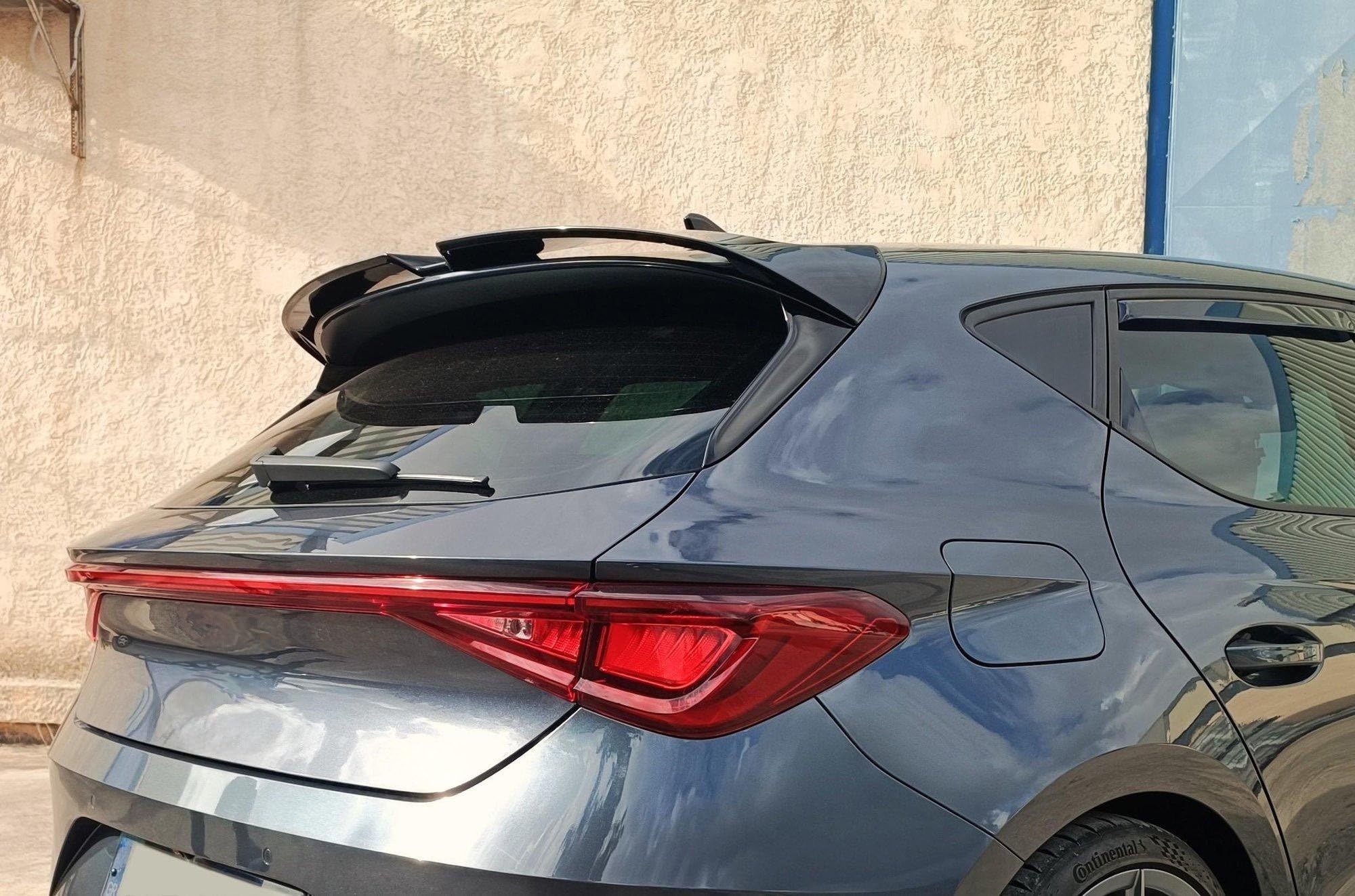 CHROMEMASTER | Alerón Trasero, Spoiler para Techo Compatible con Cupra León Hatchback 2021+; Accesorios de Coche - Spoiler para Coche; Poliuretano; para Pintar; Método de Montaje: Pegamento; Abe