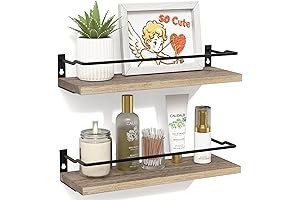 Guard Rail Floating Shelf: Optimize Bathroom Storage with Style