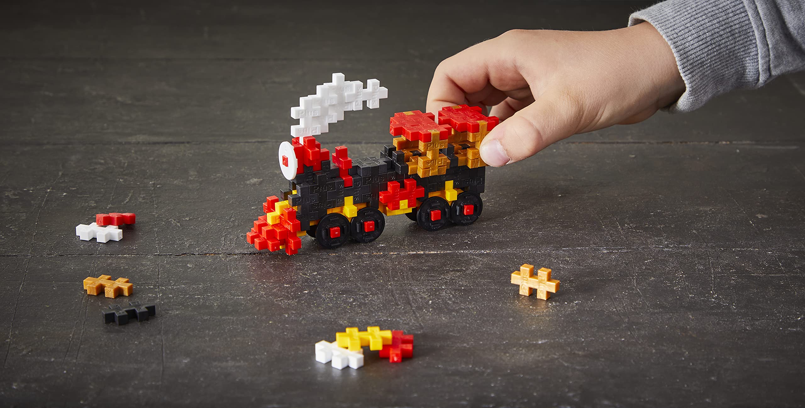 PLUS PLUS - Tubo Aeroplano Da 100 Pezzi - Gioco Di Costruzione Educativo Per Bambini 3+ Anni - Idea Regalo