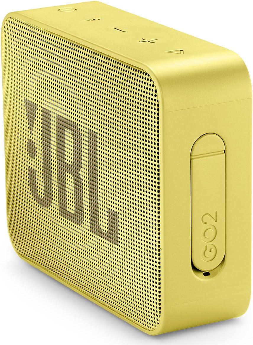 JBL JBLGO2SYL GO 2 Portable Bluetooth Waterproof Speaker (Yellow)