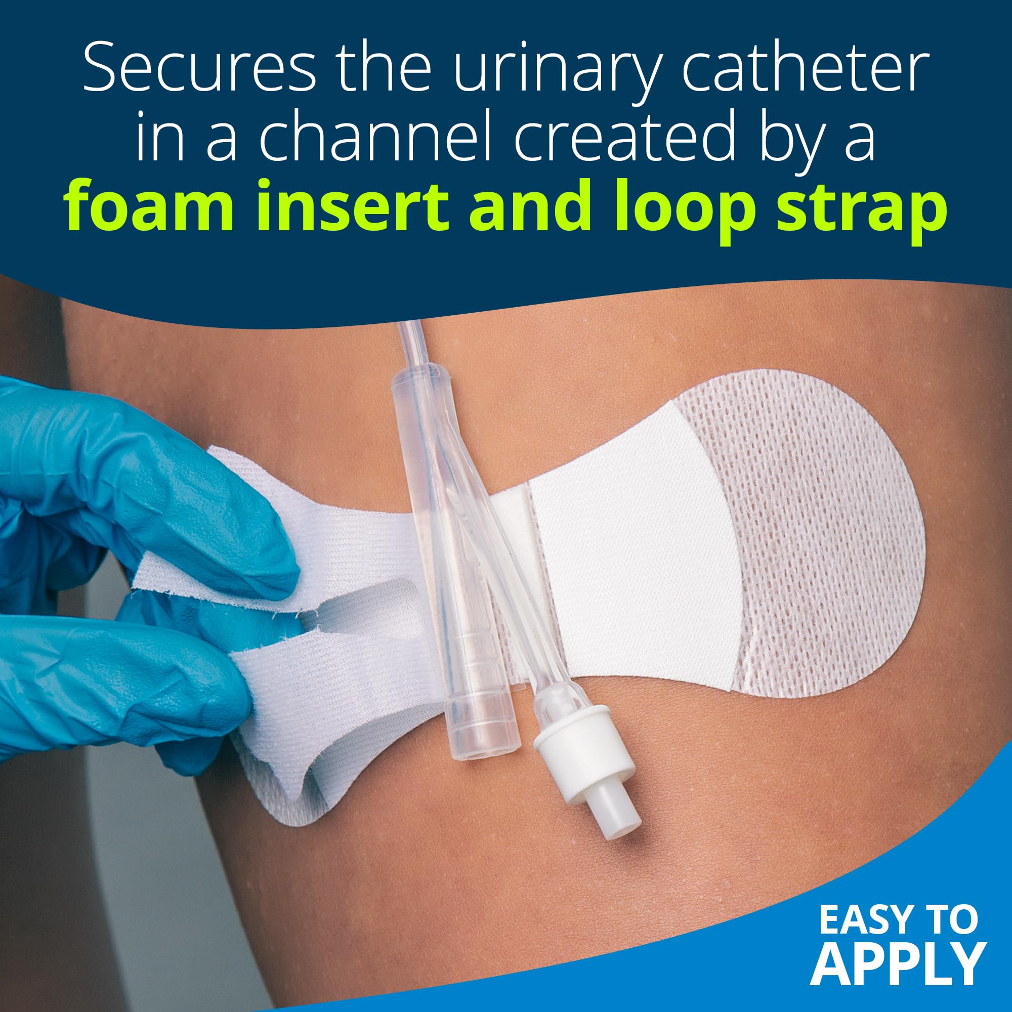 TIDI Grip-Lok Foley Catheter Securement Device - Pack of 10 -5