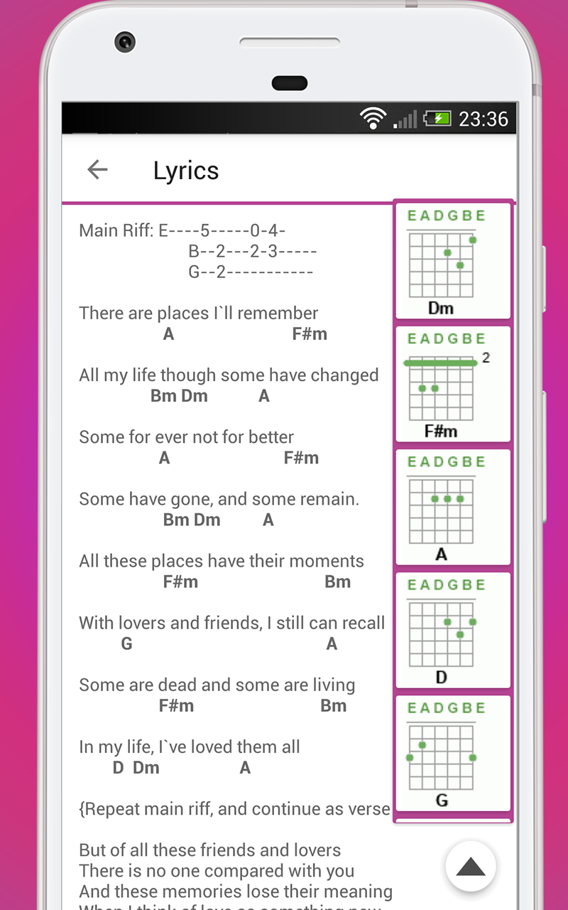Guitar Chords App on Amazon Appstore