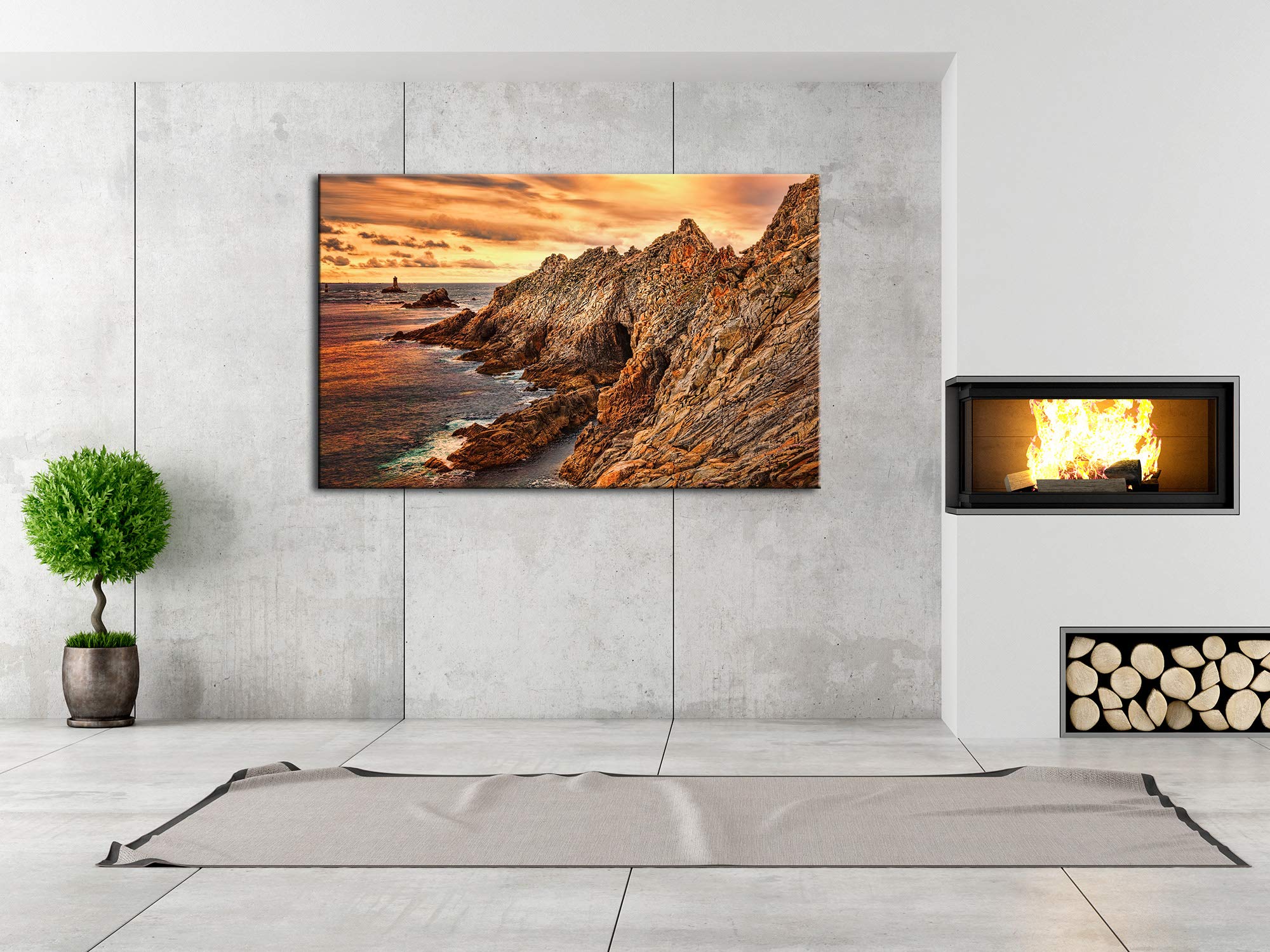 Impression sur toile paysage Declina, Tableau décoration murale, photo Impression sur toile paysage Declina, Tableau décoration murale, photo