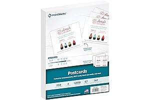 Avery 5689 Heavyweight Printable Postcards for Mailings, Flashcards, and More, 67lb/147gsm, 4...