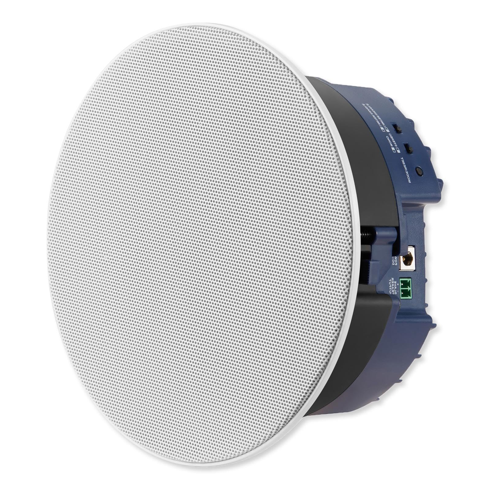LITHEAUDIO Enceinte Bluetooth Compacte Tout-en-Un 4” (03250), Amplificateur Classe D 25W RMS Intégré, Classement IP44, Commande Vocale, Parfait pour Petites Salles de Bains, Chambres, Chambres d’Hôtel