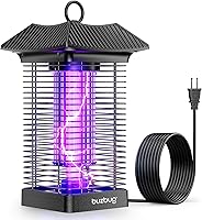 Buzbug MO005B LED Bug Zapper Indoor Outdoor - 50K Hour Dual LEDs, 6.5ft Cord, High-Voltage Mosquito Fly Killer Covers 1/2 Acre